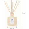 image:imageThymes Petite Oil Reed Diffuser Set  Includes Reeds Fragrance Oil amp Glass Bottle  Luxury Scent Diffusers for Home Decor Soft Ceremony 4 fl ozMorning Tide