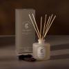 image:imageThymes Petite Oil Reed Diffuser Set  Includes Reeds Fragrance Oil amp Glass Bottle  Luxury Scent Diffusers for Home Decor Soft Ceremony 4 fl ozNoir Woods