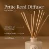 image:imageThymes Petite Oil Reed Diffuser Set  Includes Reeds Fragrance Oil amp Glass Bottle  Luxury Scent Diffusers for Home Decor Soft Ceremony 4 fl ozSun Woven