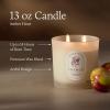 image:imageThymes Scented Candles for Home Decor  Luxury Home Fragrance Gifts for Women amp Men  Amber Hour 2 Wick Medium Candle13 oz