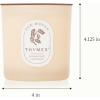 image:imageThymes Scented Candles for Home Decor  Luxury Home Fragrance Gifts for Women amp Men  Sun Woven 2 Wick Medium Candle 13 oz