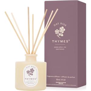 image:imageThymes Petite Oil Reed Diffuser Set  Includes Reeds Fragrance Oil amp Glass Bottle  Luxury Scent Diffusers for Home Decor Morning Tide 4 fl ozDay Rise