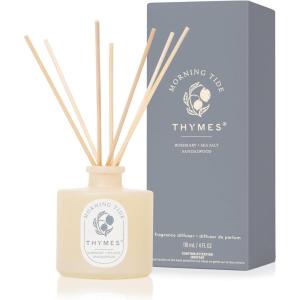 image:imageThymes Petite Oil Reed Diffuser Set  Includes Reeds Fragrance Oil amp Glass Bottle  Luxury Scent Diffusers for Home Decor Soft Ceremony 4 fl ozMorning Tide