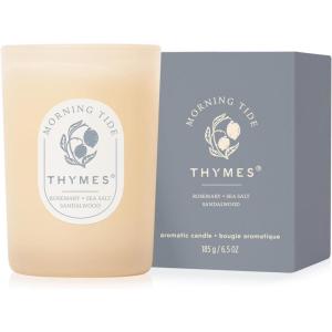image:imageThymes Scented Candles for Home Decor  Luxury Home Fragrance Gifts for Women amp Men  Day Rise 2 Wick Medium Candle 13 ozMorning Tide